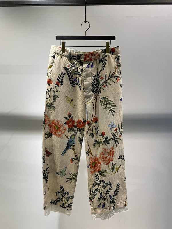 MARC POINT / WIDE TROUSERS / BOTANICAL