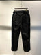 MAISON MILL / BELTED DENIM TROUSERS / BLACK