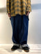 MAISON MILL / BELTED DENIM TROUSERS / INDIGO
