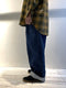 MAISON MILL / BELTED DENIM TROUSERS / INDIGO