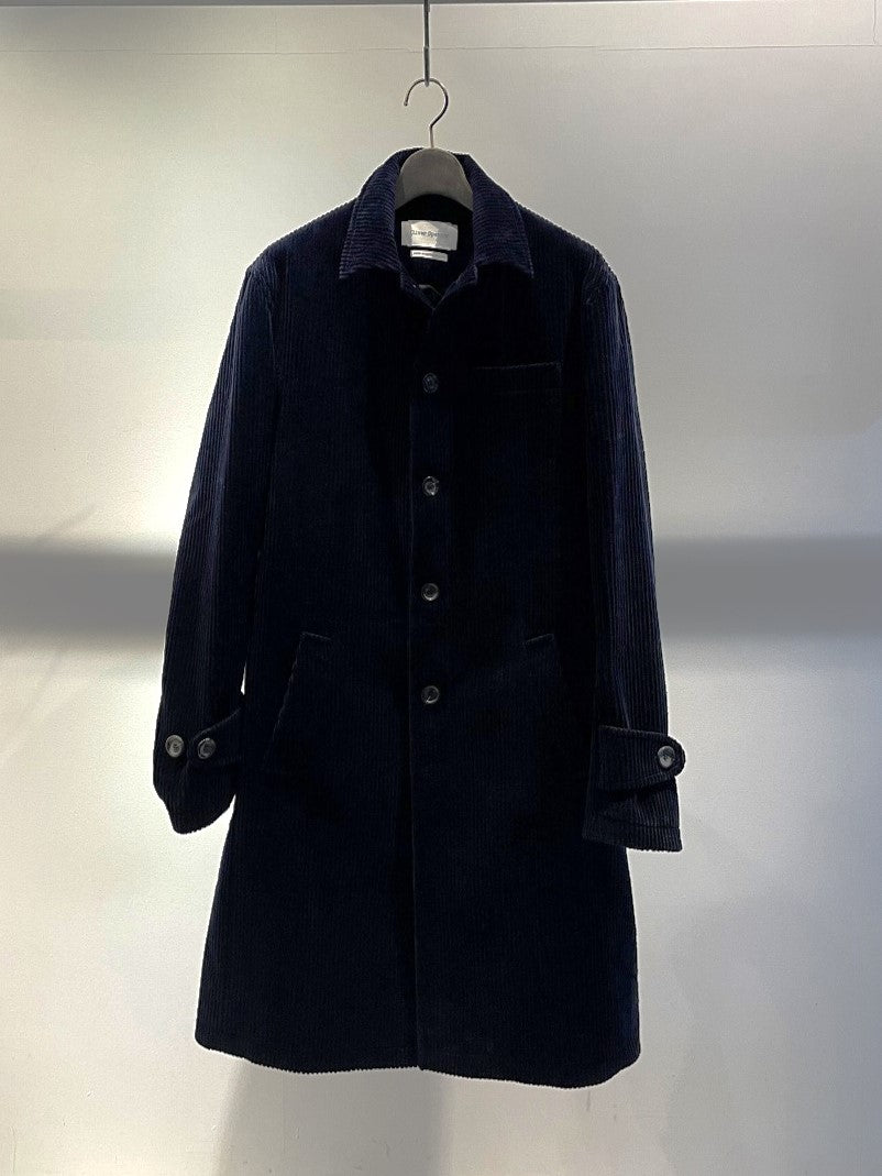 OLIVER SPENCER / GRANDPA COAT CORUROY / NAVY