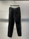 SYNGMAN CUCALA / PLEATED TAPERED TROUSERS / BLACK
