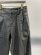 SYNGMAN CUCALA / TAPERED DENIM PANTS / USED BLACK