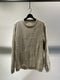 SYNGMAN CUCALA / CREW NECK DOT KNIT / STONE