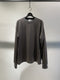 RAINMAKER / WASHABLE WOOL CREW NECK SHIRT / TAUPE