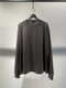 RAINMAKER / WASHABLE WOOL CREW NECK SHIRT / TAUPE