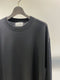 RAINMAKER / WASHABLE WOOL CREW NECK SHIRT / BLACK