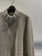 SYNGMAN CUCALA / ZIP UP KNIT JACKET / STONE
