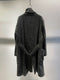 SYNGMAN CUCALA / MIDI TWEED COAT / GREY MELANGE