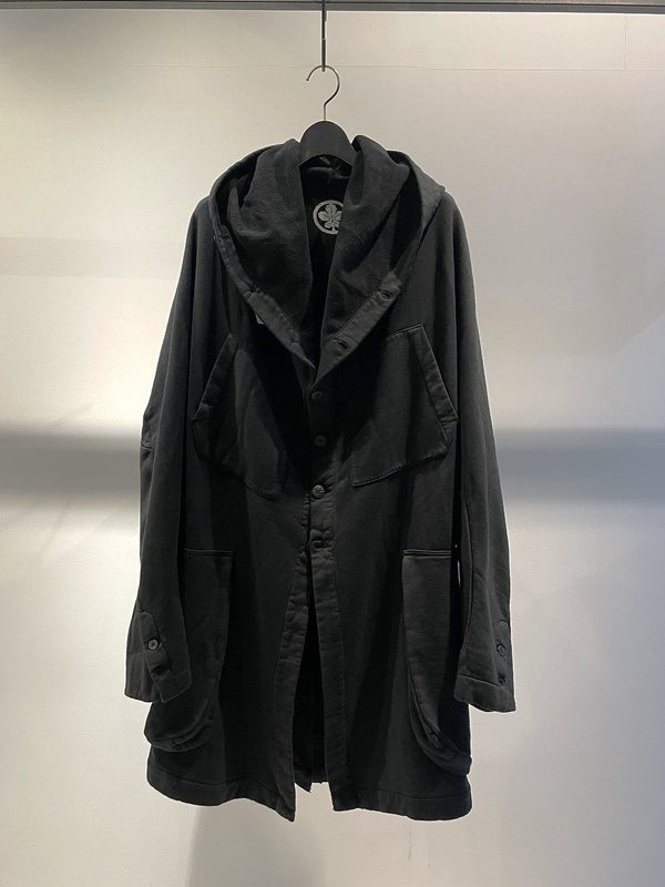 MARC POINT - MARCANDCRAM / HOODED COAT / BLACK