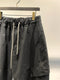 SYNGMAN CUCALA / CARGO SHORT PANTS / BLACK