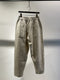 SYNGMAN CUCALA / LINEN TAPERED TROUSERS / NATURAL