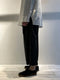 SYNGMAN CUCALA / CROPPED WIDE EASY TROUSERS / BLACK