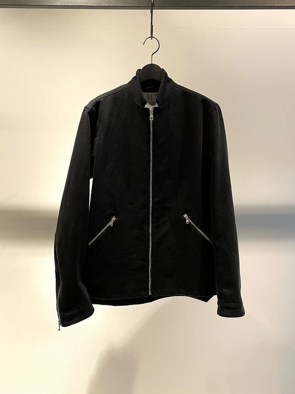 NOVEMB3R / MAN ZIPPED JACKET / BLACK