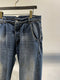 NOVEMB3R / HALF MOON DENIM PANTS / USED
