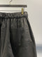 SYNGMAN CUCALA / LOW CROTCH SHORT PANTS / BLACK