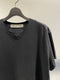 SYNGMAN CUCALA / DOUBLE LAYER T-SHIRT / BLACK