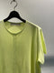 SYNGMAN CUCALA / ASYMMETRIC T-SHIRT / YELLOW