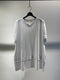 SYNGMAN CUCALA / DOUBLE LAYER T-SHIRT / WHITE