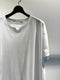 SYNGMAN CUCALA / DOUBLE LAYER T-SHIRT / WHITE