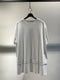 SYNGMAN CUCALA / DOUBLE LAYER T-SHIRT / WHITE