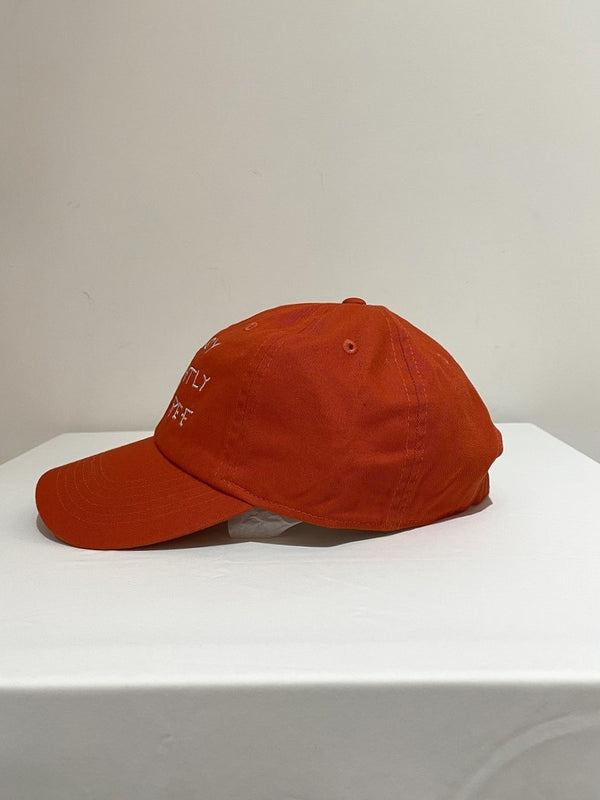 ALAYA / 6 PANEL CAP / ORANGE-WHITE
