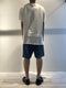 SYNGMAN CUCALA / DOUBLE LAYER T-SHIRT / WHITE