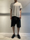 SYNGMAN CUCALA / LOW CROTCH SHORT PANTS / BLACK