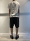SYNGMAN CUCALA / LOW CROTCH SHORT PANTS / BLACK