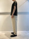 SYNGMAN CUCALA / ASYMMETRIC T-SHIRT / MOSS