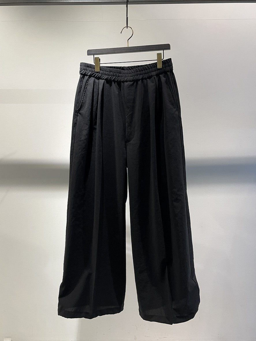 RAINMAKER / EASY HAKAMA TROUSERS / BLACK