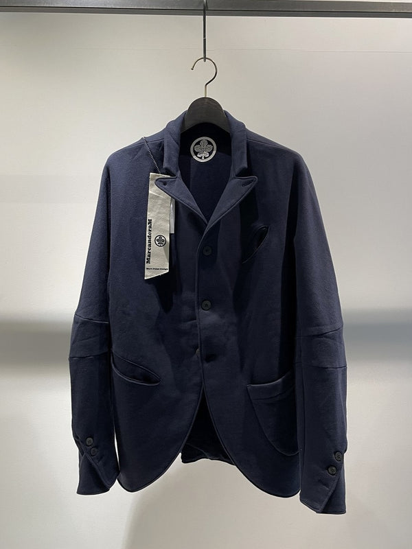 MARC POINT / 4B SWEAT JACKET / D-BLUE