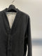 DAUB / RAW EDGE SWEAT CARDIGAN / BLACK