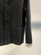 DAUB / RAW EDGE SWEAT CARDIGAN / BLACK