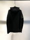 DAUB / HOODED AIX ZIP-UP SWEAT / BLACK