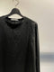 DAUB / LONG SLEEVE T-SHIRT / BLACK