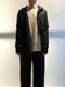 DAUB / HOODED AIX ZIP-UP SWEAT / BLACK