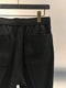 RAINMAKER / COMPRESSED WOOL EASY TRPUSERS / BLACK