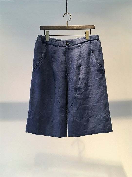 ANTONIO TUO / LINEN SHORTS / BLUE