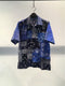 OVERLORD / SHORT SLEEVE SHORT BANDANA PATCHWORK / NAVY