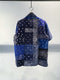 OVERLORD / SHORT SLEEVE SHORT BANDANA PATCHWORK / NAVY
