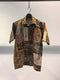 OVERLORD / SHORT SLEEVE SHORT BANDANA PATCHWORK / BROWN