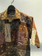 OVERLORD / SHORT SLEEVE SHORT BANDANA PATCHWORK / BROWN
