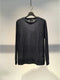 BIRO / S9 LINEN PULLOVER / BLUISH BLACK