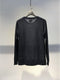 BIRO / S9 LINEN PULLOVER / BLUISH BLACK