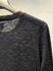 BIRO / S9 LINEN PULLOVER / BLUISH BLACK