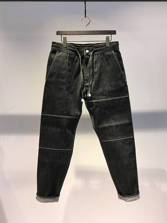 BIRO / DENIM DRAWSTRING / BLACK