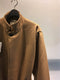 MARC POINT / WOOL SINGLE TRENCH COAT / CAMEL