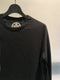 MARC POINT - MARCANDCRAM / RAW EDGE TEE LONG SLEEVE / BLACK