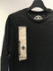 MARC POINT - MARCANDCRAM / RAW EDGE TEE LONG SLEEVE / BLACK